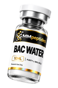 MMpeptides bacteriostatic water 10ml vial with 0.9% benzyl alcohol, solvent for reconstituting lyophilised research peptides