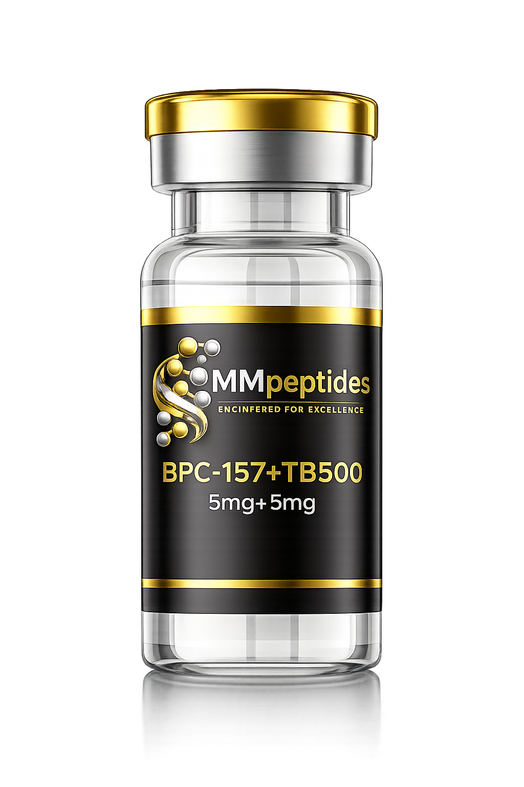 BPC-157 TB-500 5mg research peptide blend vial – 99% purity, MMPeptides UK

