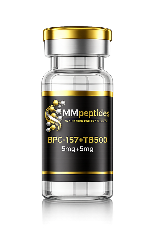 BPC-157 TB-500 5mg research peptide blend vial – 99% purity, MMPeptides UK
