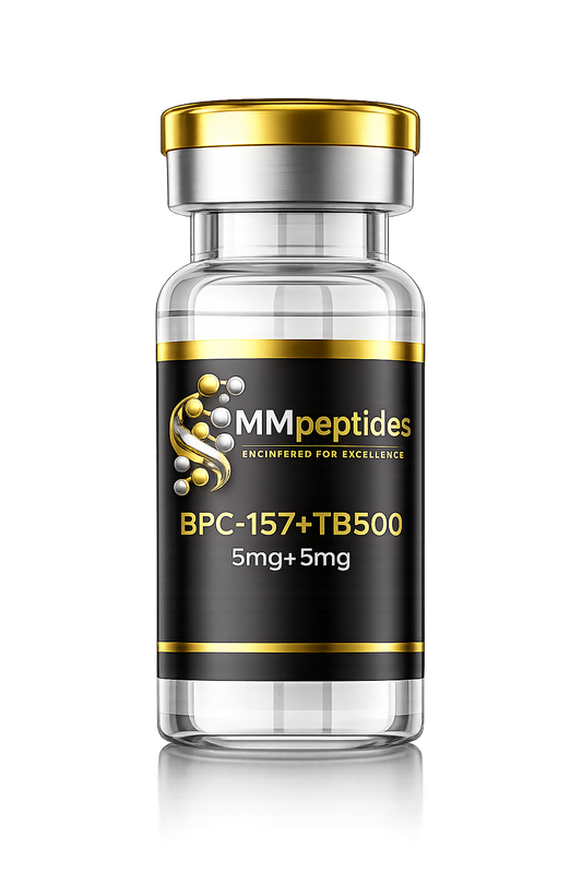 BPC-157 TB-500 5mg research peptide blend vial – 99% purity, MMPeptides UK
