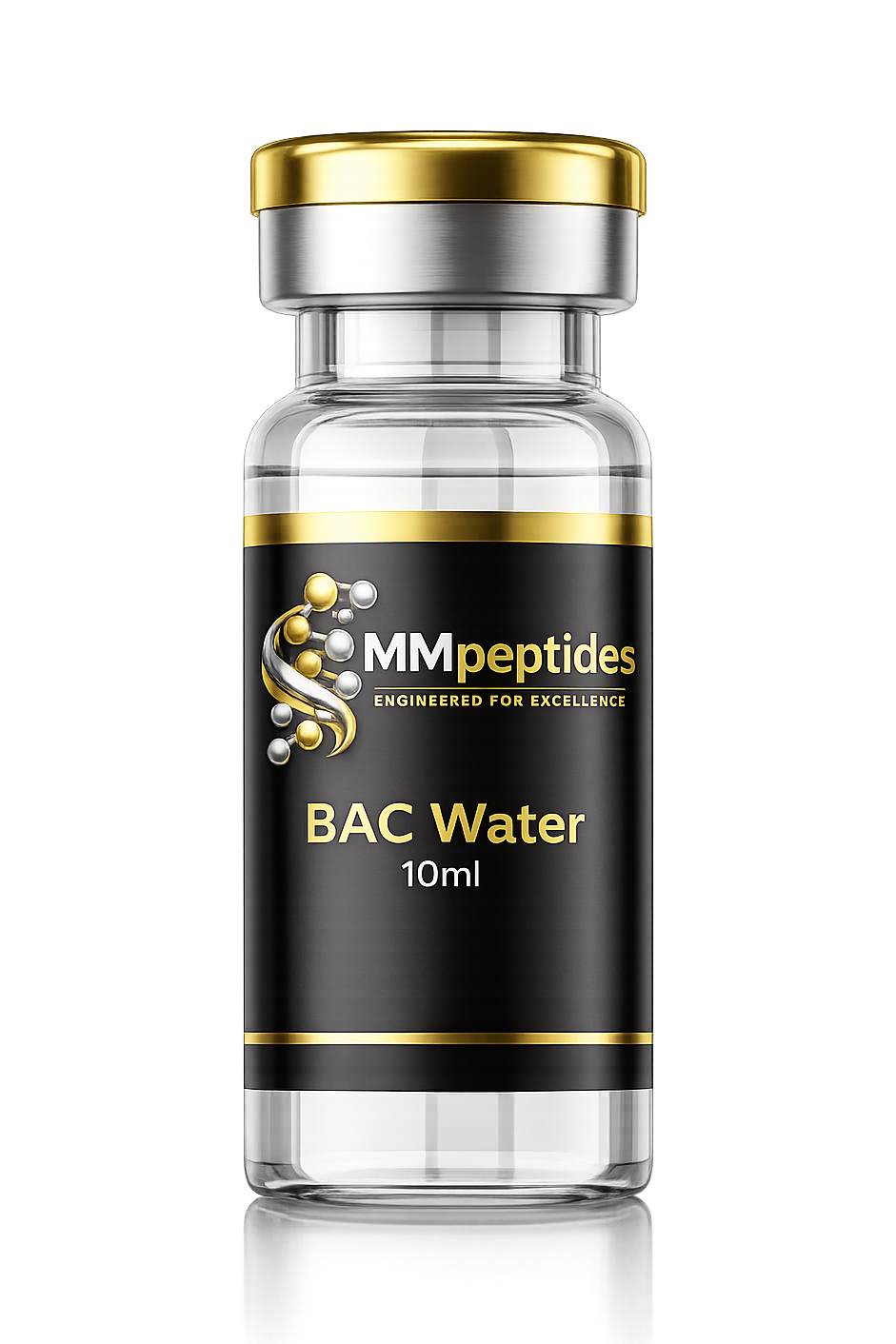 Bacteriostatic water 10ml for peptide reconstitution – MMPeptides UK