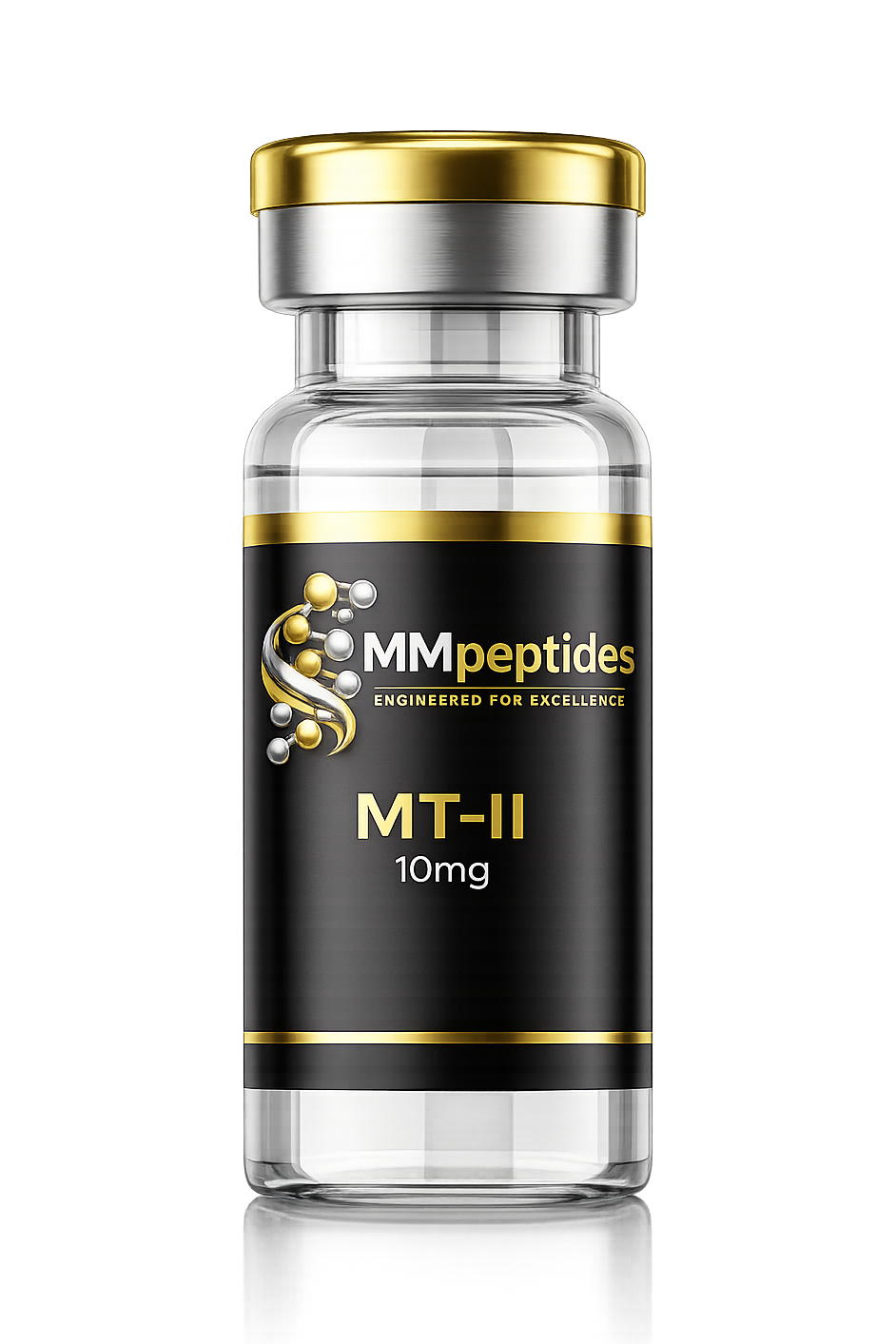 Melanotan 2 MT-2 10mg research peptide vial – 99% purity, MMPeptides UK