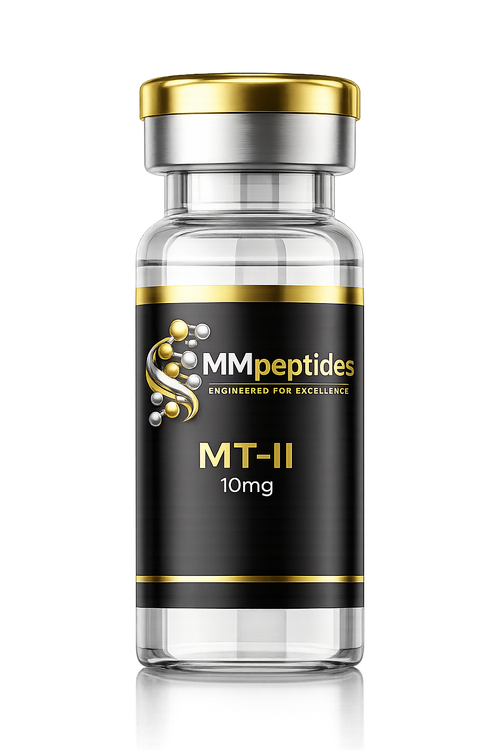 Melanotan 2 MT-2 10mg research peptide vial – 99% purity, MMPeptides UK