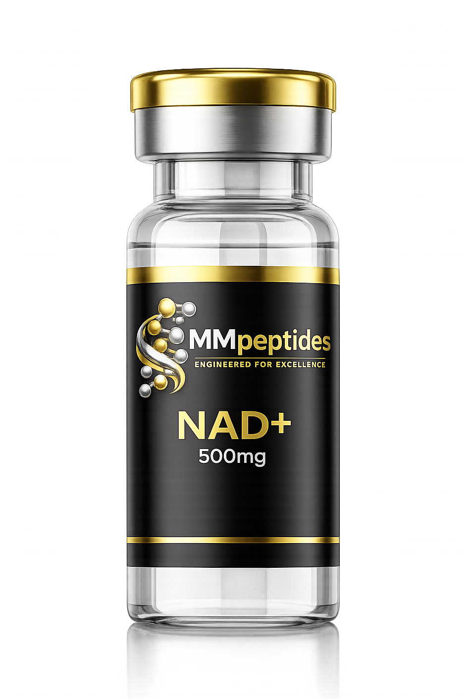 NAD+ 500mg lyophilised research-grade coenzyme vial – MMPeptides UK