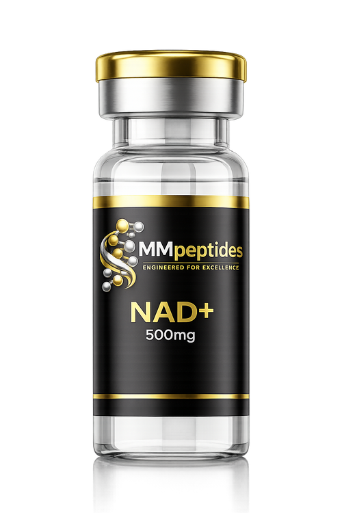 NAD+ 500mg lyophilised research-grade coenzyme vial – MMPeptides UK