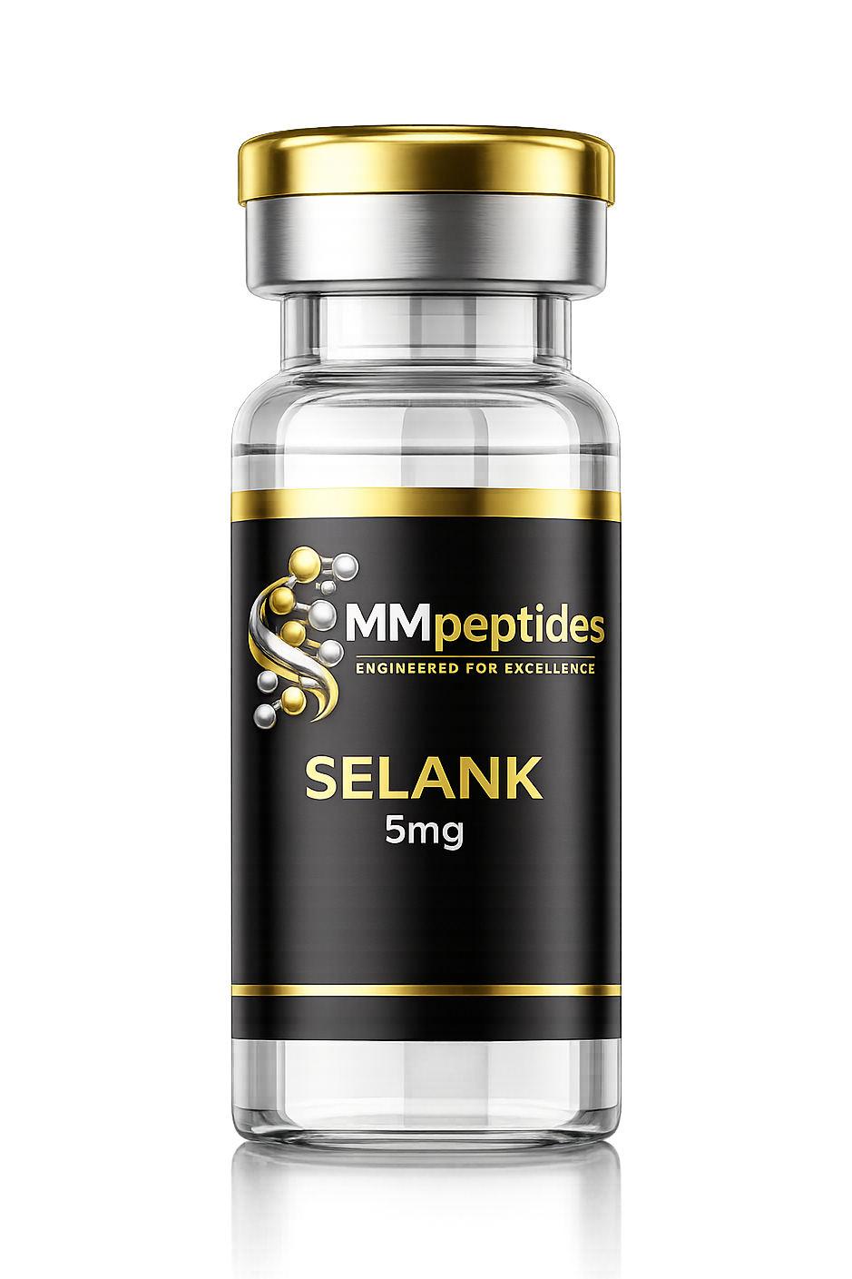 Selank 5mg nootropic research peptide vial – high purity, MMPeptides UK
