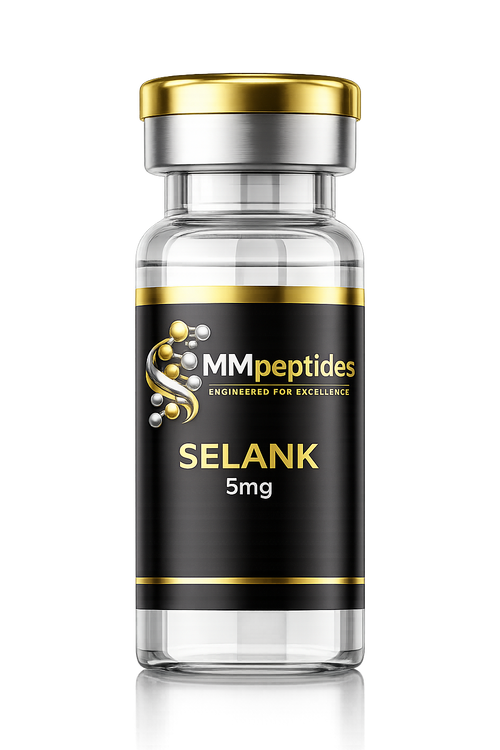 Selank 5mg nootropic research peptide vial – high purity, MMPeptides UK